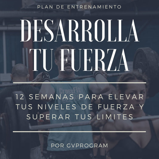 Programa de desarrollo de fuerza en 12 semanas
